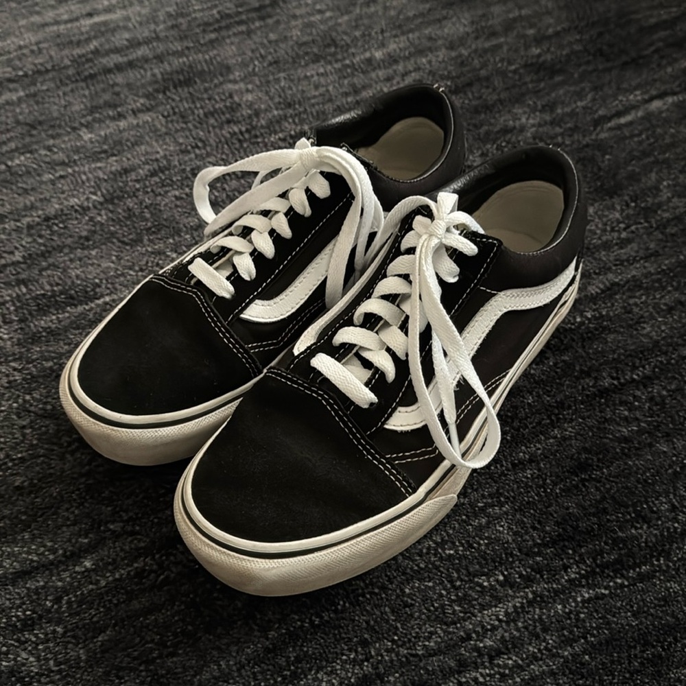 Gently used platform Vans